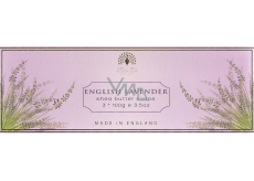 English Soap Anglická Levandule Přírodní parfémované mýdlo s bambuckým máslem 3x100g