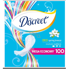 Discreet Deo Spring Breeze multiform panty intimate pads for everyday use 100 pieces