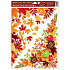 Window foil without glue corner 38 x 30 cm, autumn leaves No. 3