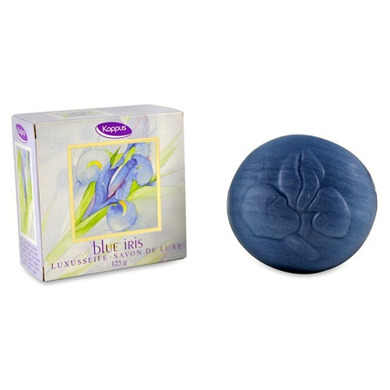 Kappus Blue Iris - Blue iris luxury soap with refreshing scent for dry skin 125 g