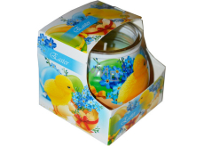 Admit Easter Blue decorative aromatic candle in glass 80 g