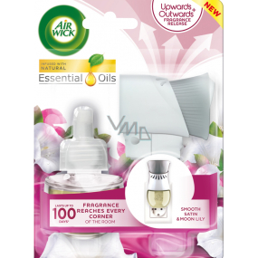 Air Wick Smooth Satin & Moon Lily - Soft satin and moon lily electric air freshener set 19 ml