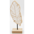 Nekupto Home Decor Decoration Stand Wooden Feather 20 x 4 x 6 cm