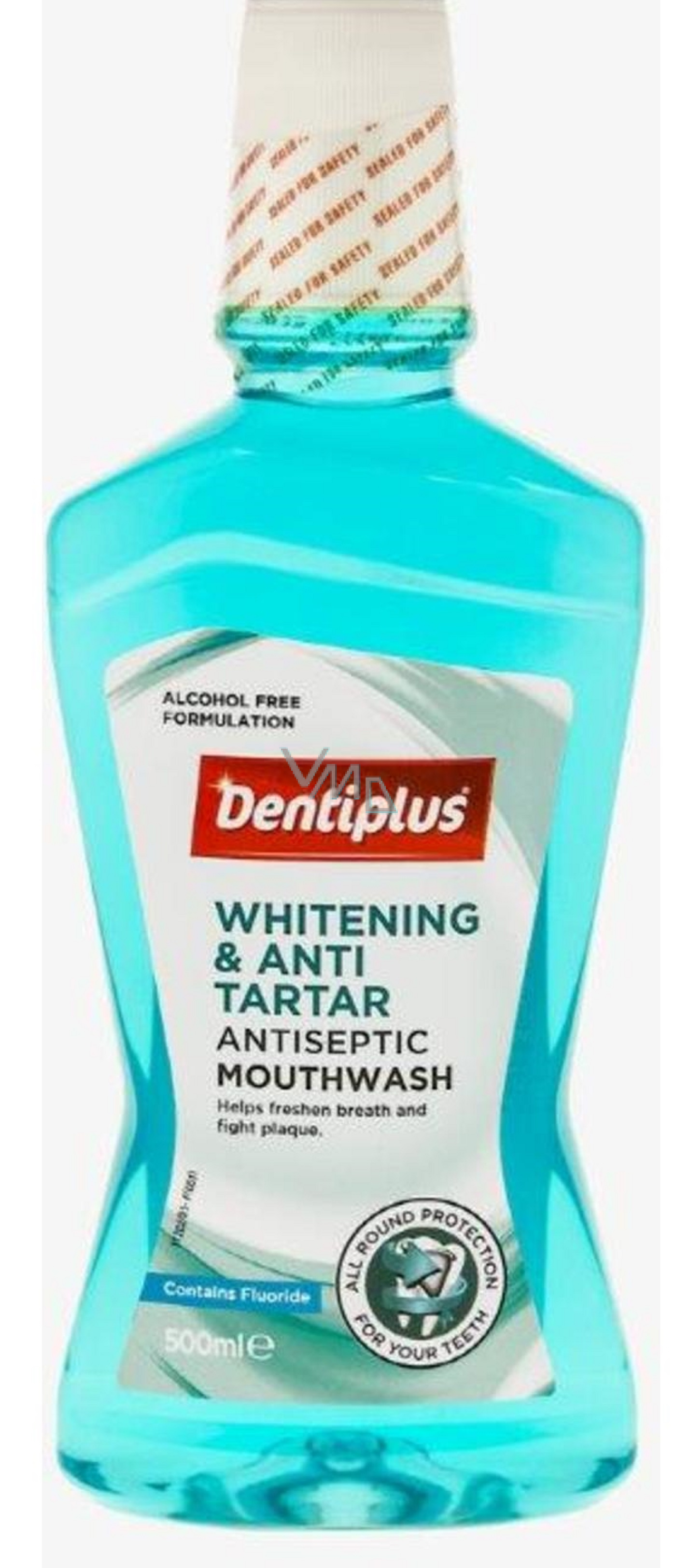 Dentiplus Whitening antiseptic whitening mouthwash with fresh mint