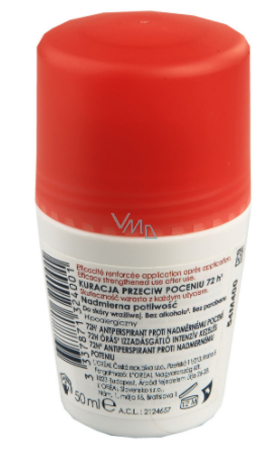Vichy Stress Resist 72h deodorant antiperspirant rollon against