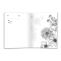 Ditipo Glitter Coloring Pages Paradise 8 Sheets 21 x 30 cm