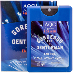AQC Fragrances Gorgeous for Gentleman Energy Eau de Toilette for Women 20 ml