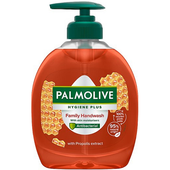 Palmolive Hygiene Plus Red antibacterial liquid soap with dispenser 300 ml