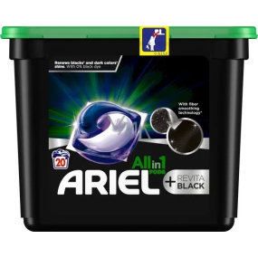 Ariel All in1 Pods Revitablack gel capsules for black and dark laundry 20 pieces