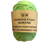 Albi Raffia natural paper ribbon Green 10 m