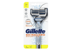 Gillette SkinGuard shaver + replacement heads 2 pieces for men