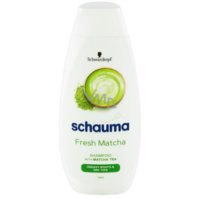 Schauma Fresh Matcha Shampoo for oily roots and dry ends 400 ml