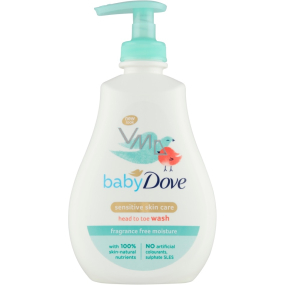 Dove Baby Fragrance Free Moisture Moisturizing Body and Hair Wash 400 ml