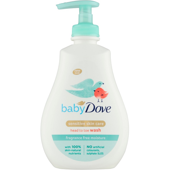 Dove Baby Fragrance Free Moisture Moisturizing Body and Hair Wash 400 ml