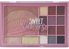 Sunkissed Sweet Sunrise Ultimate Face Palette eyeshadow palette 12 x 0.95 g + highlighter 2 x 1.75 g + blush 17.5 g