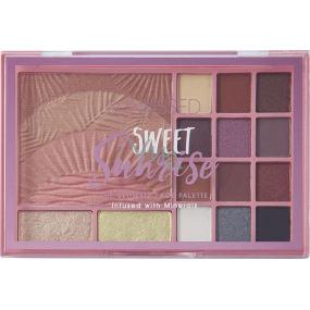 Sunkissed Sweet Sunrise Ultimate Face Palette eyeshadow palette 12 x 0.95 g + highlighter 2 x 1.75 g + blush 17.5 g