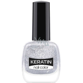 Golden Rose Keratin Nail Color Glitter nail polish 401 10,5 ml