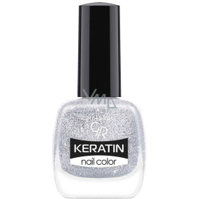 Golden Rose Keratin Nail Color Glitter nail polish 401 10,5 ml