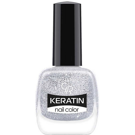 Golden Rose Keratin Nail Color Glitter nail polish 401 10,5 ml
