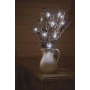 Emos Christmas nano chain silver 1,9 m, 20 LEDs, cold white + timer