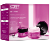Korff 3D Sculpt anti-wrinkle skin and neck cream 50 ml + lip cream 15 ml + massage ball, cosmetic set for women