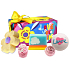 Bomb Cosmetics Love you Mum - I love you Mum, fizzy bath ball 160 g + 3D fizzy bath ball 160 g + glycerine soap 100 g + butter bath stick 50 g + butter ball 30 g, cosmetic set