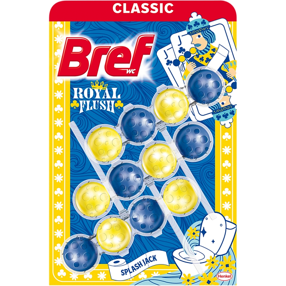 Bref WC Splash Jack, toilet balls, 3 × 50 g