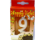 Happy light Cake candle number 9 in a box