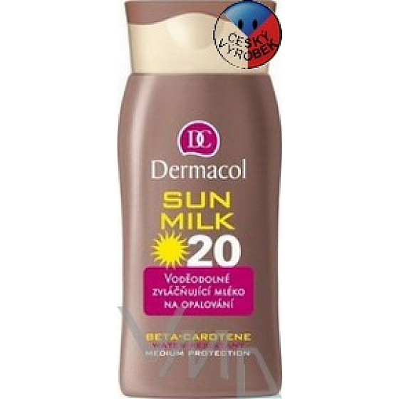 Dermacol Sun Milk SPF20 Waterproof Softening Sun Lotion 200 ml