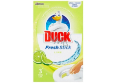 Duck Fresh Stick Lime 3x gel strips in WC bowl 27 g