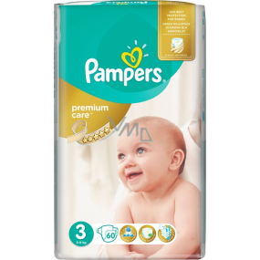Pampers Premium Care 3 Midi 5-9 kg disposable diapers 60 pieces