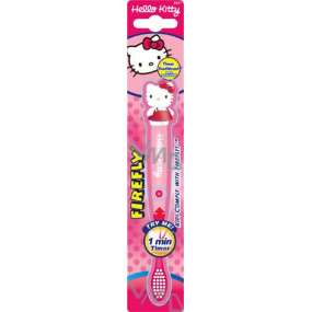 Firefly Hello Kitty flashing toothbrush with 1 minute timer for kids 1 piece