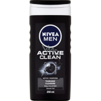 Nivea Men Active Clean Shower Gel, 250 ml