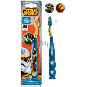 Disney Star Wars soft toothbrush for children with travel cap and suction cup
