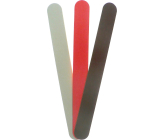 Abrasive nail file colored 18 cm 3 pieces 677