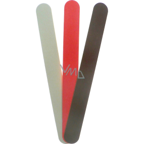 Abrasive nail file colored 18 cm 3 pieces 677