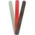 Abrasive nail file colored 18 cm 3 pieces 677