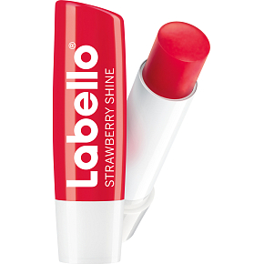 Labello Strawberry Shine Strawberry Lip Balm, 4.8 g