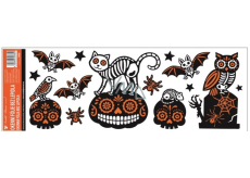 Room Decor Window adhesive glue with glitter Halloween 59 x 21 cm No. 3