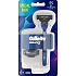 Gillette Mach3 razor + spare head 4 pieces, for men