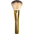 Cosmetic brush with synthetic bristles for powder gold 15,5 cm 30690