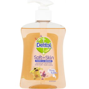 Dettol Kids Fruit Bubbles Liquid Soap Dispenser 250 ml