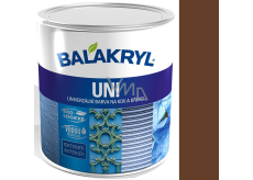 Balakryl Uni Mat 0245 Dark Brown Universal Paint for Metal and Wood 700 g