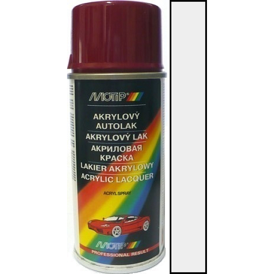 Motip Škoda Acrylic car paint spray SD 1061 Swan white 150 ml