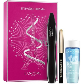 Lancome Hypnose Drama Mascara 01 Excessive Black 6.5 ml + Bi-Facil Eye Make-up Remover 30 ml + Mini Crayon Khol Eye Pencil 01 Noir 0.7 g, cosmetic set