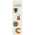 Albi Magnetic mini tabs Hairy cats 3 cm in diameter 4 pieces