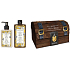 Amovita Olio di Argan Argan oil body lotion 300 ml + shower gel 300 ml + pendant for happiness, cosmetic set