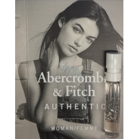 Abercrombie & Fitch Authentic Woman perfumed water 2 ml with spray, vial
