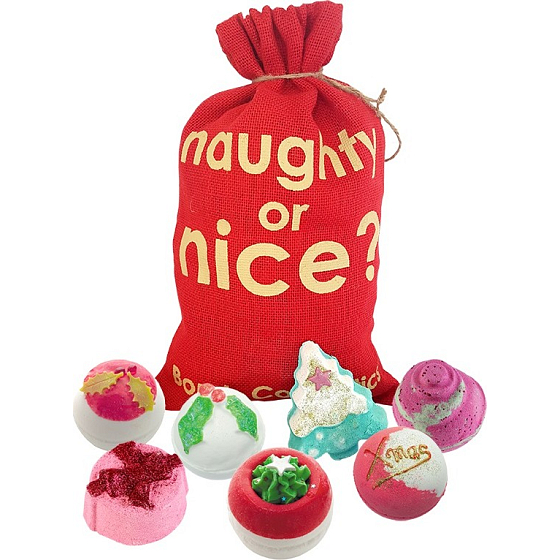 Bomb Cosmetics For good or naughty - Naughty or Nice mix of ballistics 7 x 160 g, cosmetic set