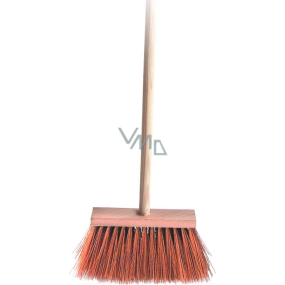 Spokar Broom hammered with stick, synthetic fibers (PVC), stick 120 cm